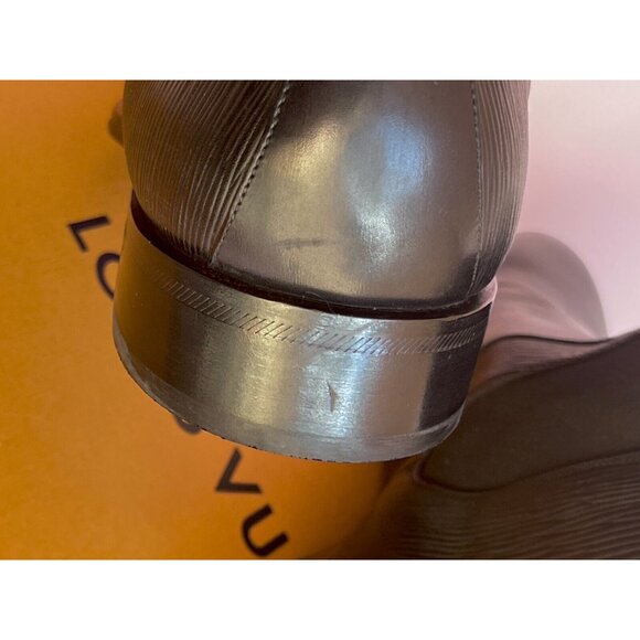 LOUIS VUITTON Wall Street Chelsea Epi Leather Black Boots Shoe Mens UK 11 US 12 - Picture 16 of 16